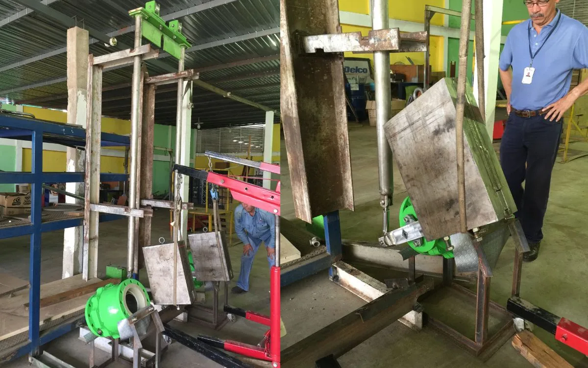 Shop test of the bypass mechanism witnessed by the client's engineering (Corpoelec) at ITS de Venezuela