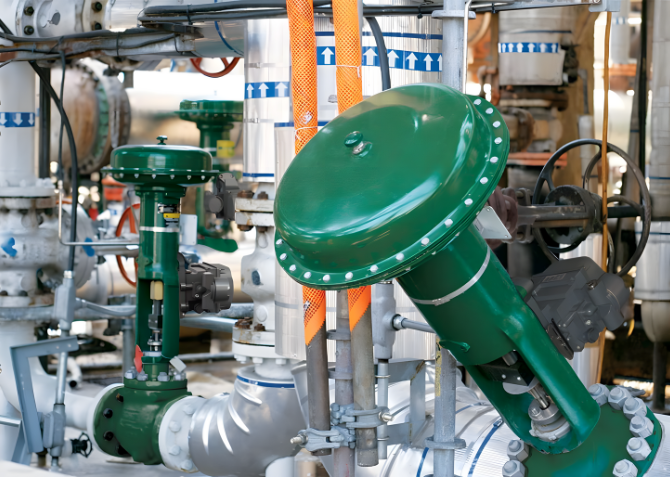 Precision Fisher Control Valves in a Refinery Setting
